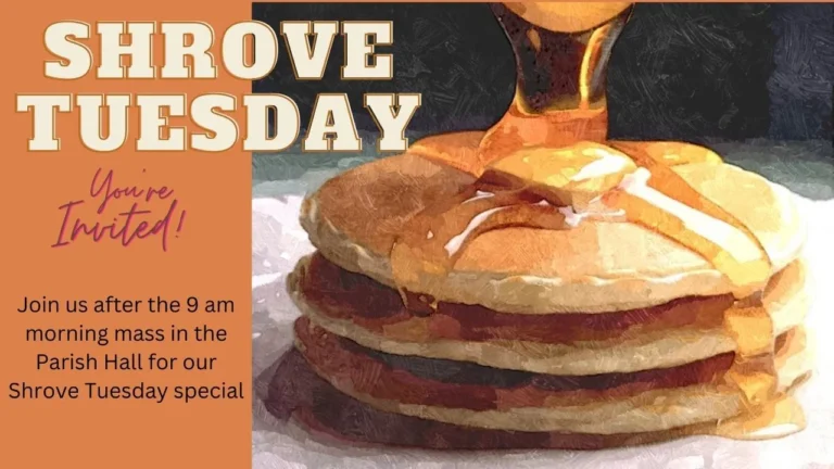 Shrove Tuesday Pancake Breakfast