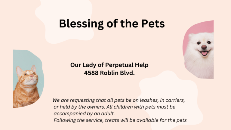 Blessing of the Pets