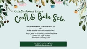 CWL Christmas Craft and Bake Sale 2026