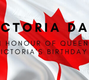 Victoria Day background Canada flag